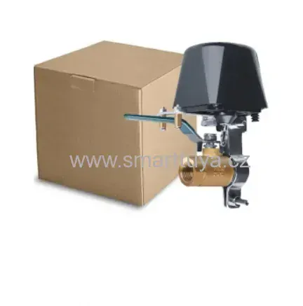 WiFi chytrý motorizovaný zavírač ventilů voda/plyn DN20 - 3/4"  - TUYA, Android/iOS