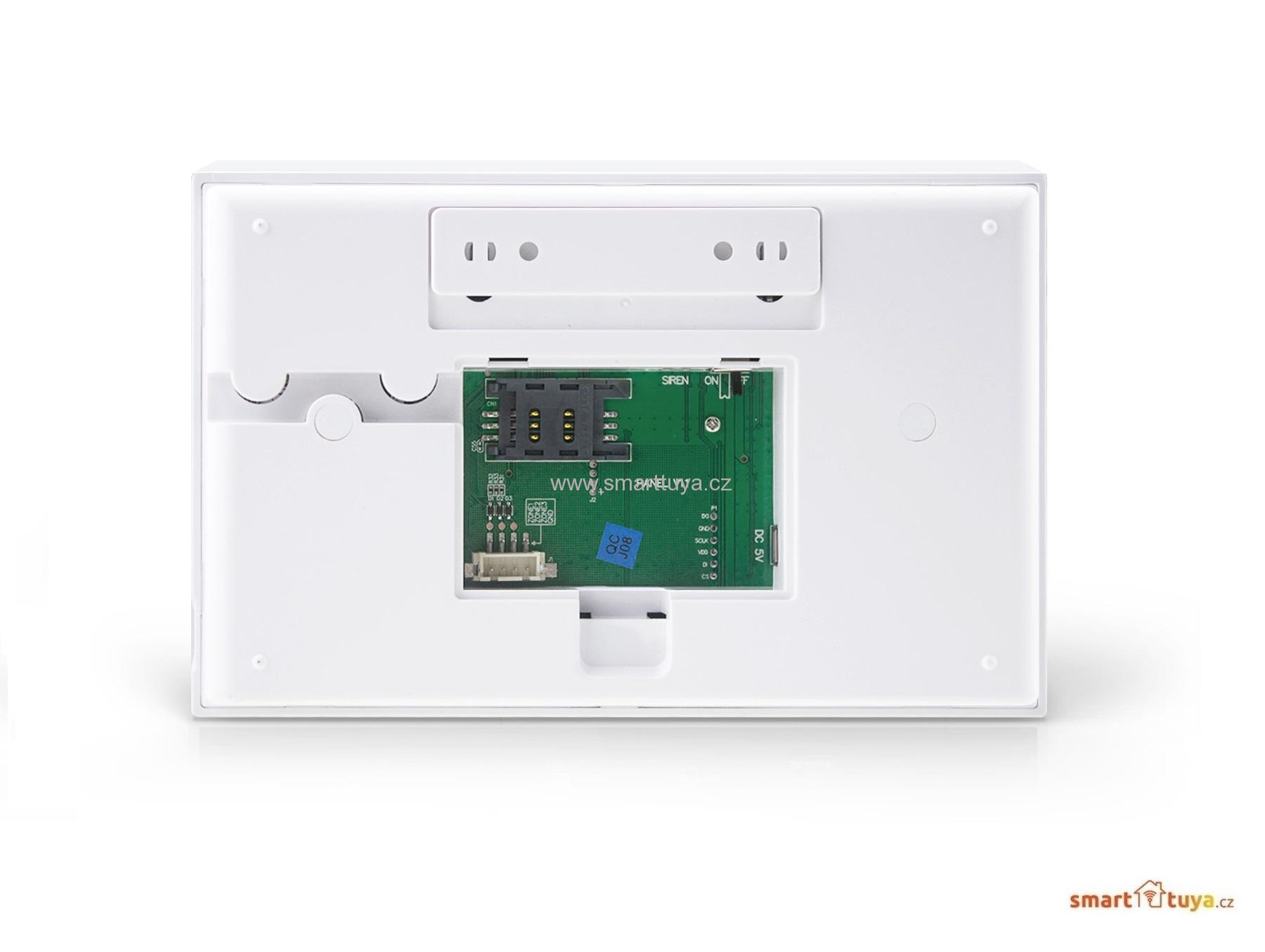 Wi-Fi + 4G GSM/RFID/ LCD zabezpečovací systém SMART s 5.0Mpx vnitřní IP kamerou - TUYA, Android,iOS