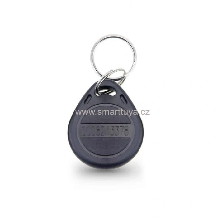 RFID čip - přívěšek černý, 125 kHz, pro TUYA alarm systém AS-G30