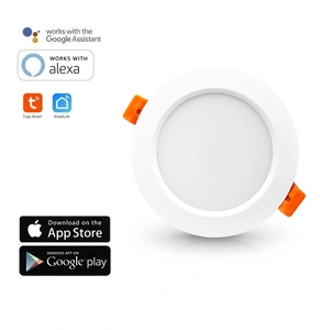 Wi-fi Smart vestavné LED svítidlo do podhledu RGB+W | 7W - TUYA, Android/iOS