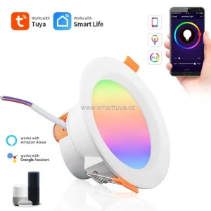Wi-fi Smart vestavné LED svítidlo do podhledu RGB+W | 7W - TUYA, Android/iOS