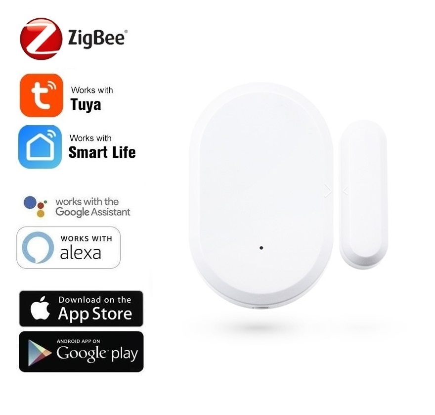 Zigbee magnetický senzor na dveře a okna –TUYA, Android/iOS