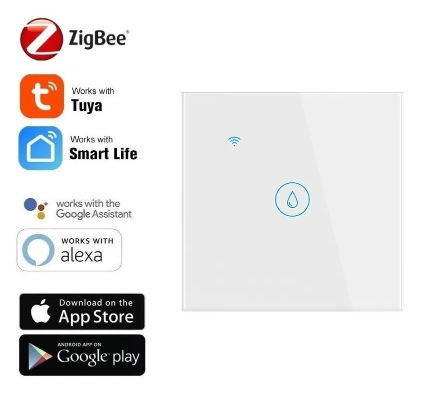 Zigbee chytrý spínač pro ohřívače vody (bojlery), 20A  - TUYA, Android/iOS