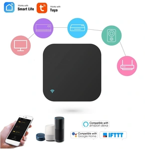 WiFi chytrý IR+RF dálkový ovladač, černý -TUYA