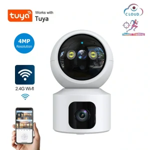 WiFi Smart vnitřní DUAL kamera 2*2MP se zvukem - TUYA
