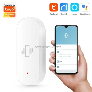 TUYA WiFi vibrační a otřesový senzor s nastavitelnou citlivostí, PST-ZD400A