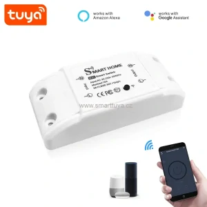 Wi-Fi spínač pro ovládání spotřebičů, 1 kanálový - TUYA