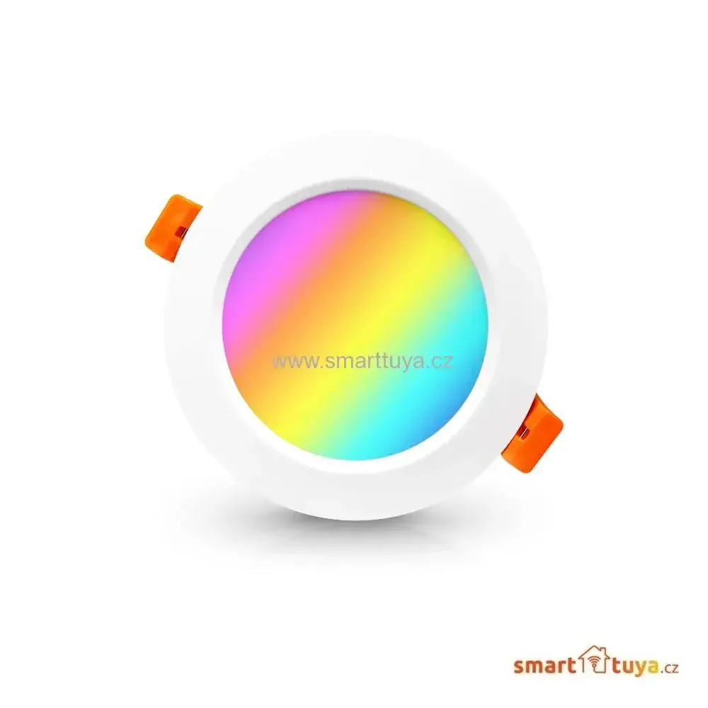 Wi-fi Smart vestavné LED svítidlo do podhledu RGB+W | 7W - TUYA, Android/iOS