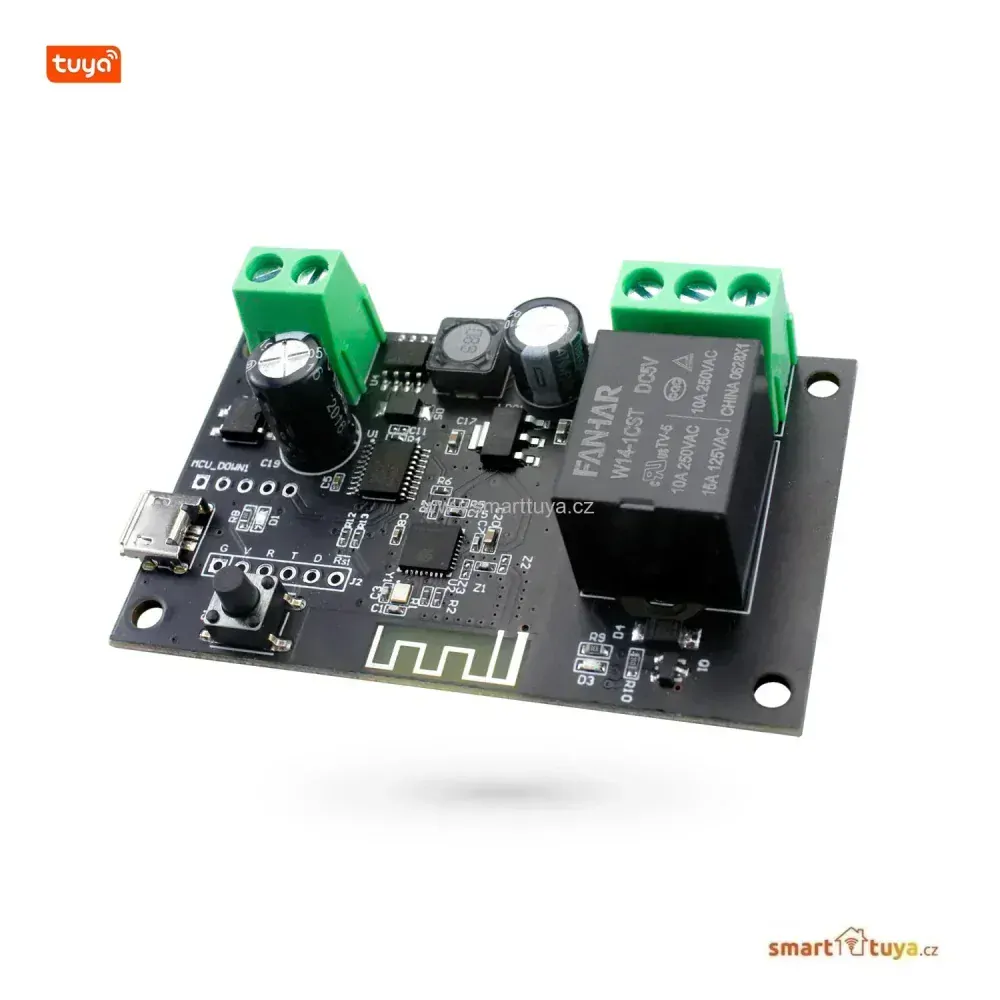 Wi-Fi nízkonapěťový spínač 5V / 7-32V, jednokanálový - TUYA