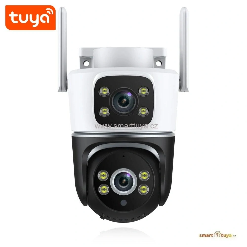 WiFi Smart venkovní DUAL kamera 2*4MP se zvukem - TUYA