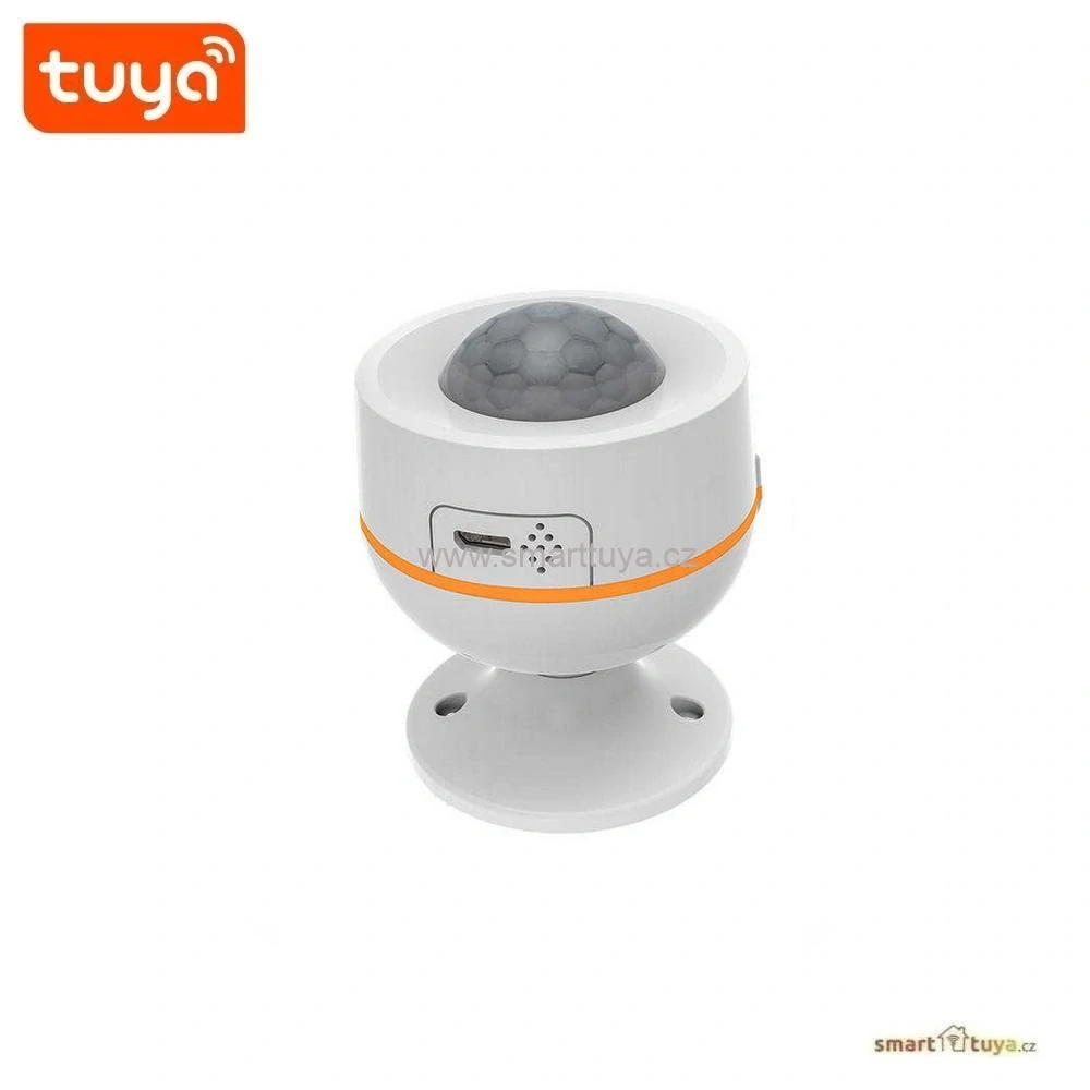 Zigbee pohybový PIR detektor s funkcí měření teploty a vlhkosti, napájení USB – TUYA, Android/iOS