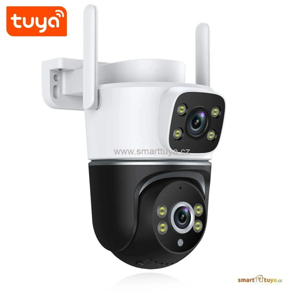 WiFi Smart venkovní DUAL kamera 2*4MP se zvukem - TUYA