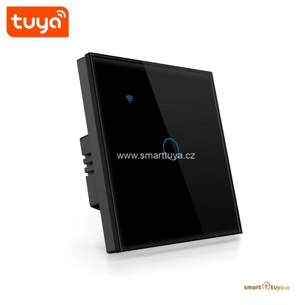 WiFi chytrý vypínač světel,jednotlačítkový - TUYA, Android/iOS
