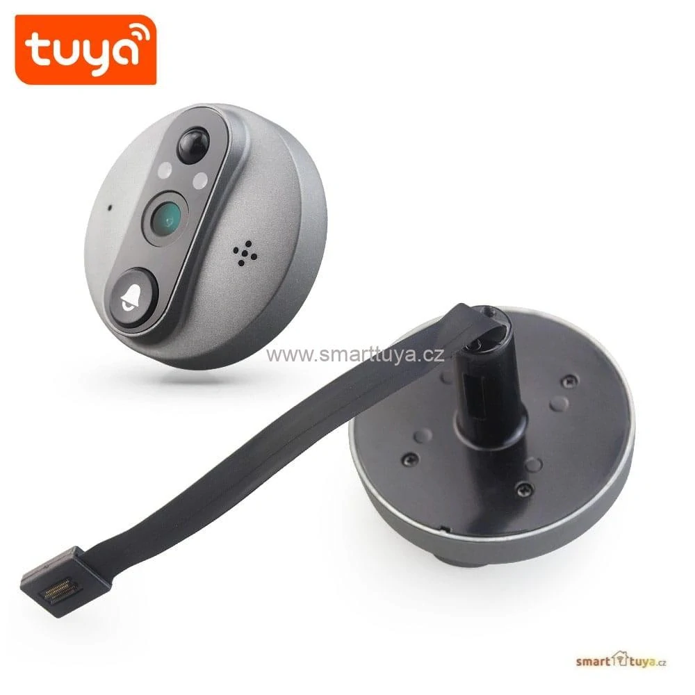 Tuya inteligentní WiFi digitální dveřní kukátko PST-DB06T (3.0MP, 4.3" LCD)