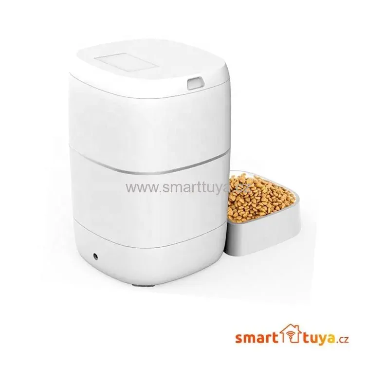 WiFi Smart automatický dávkovač krmiva pro psy a kočky s integrovanou IP kamerou, objem 6 litrů - TUYA