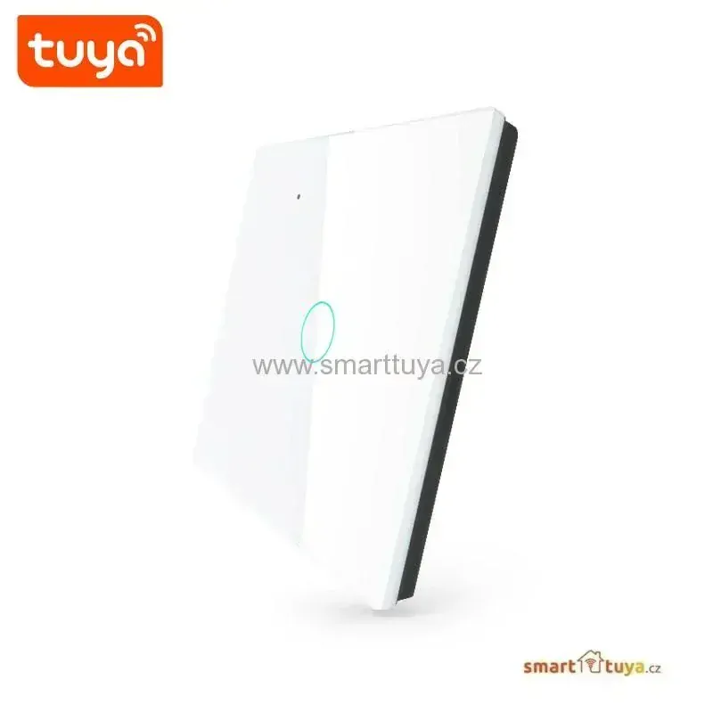 WiFi chytrý vypínač světel,jednotlačítkový - TUYA, Android/iOS