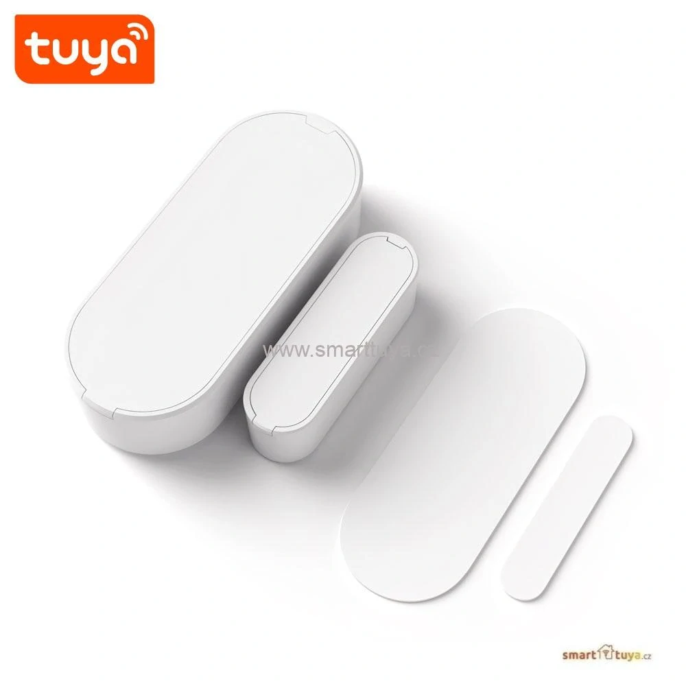 TUYA WiFi dveřní a okenní senzor s alarmem a sirénou 90dB, PST-AW301