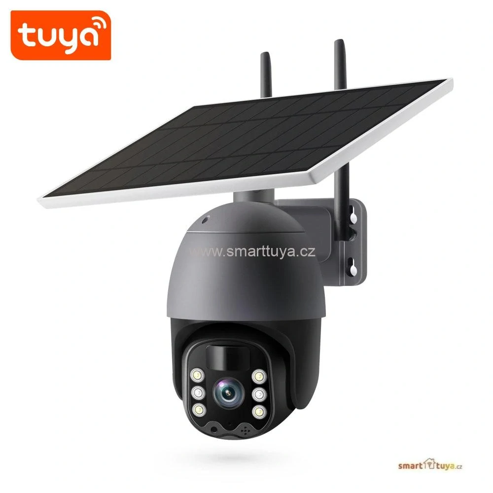 Solární otočná WiFi kamera Tuya PST-SQ-WF-3MP