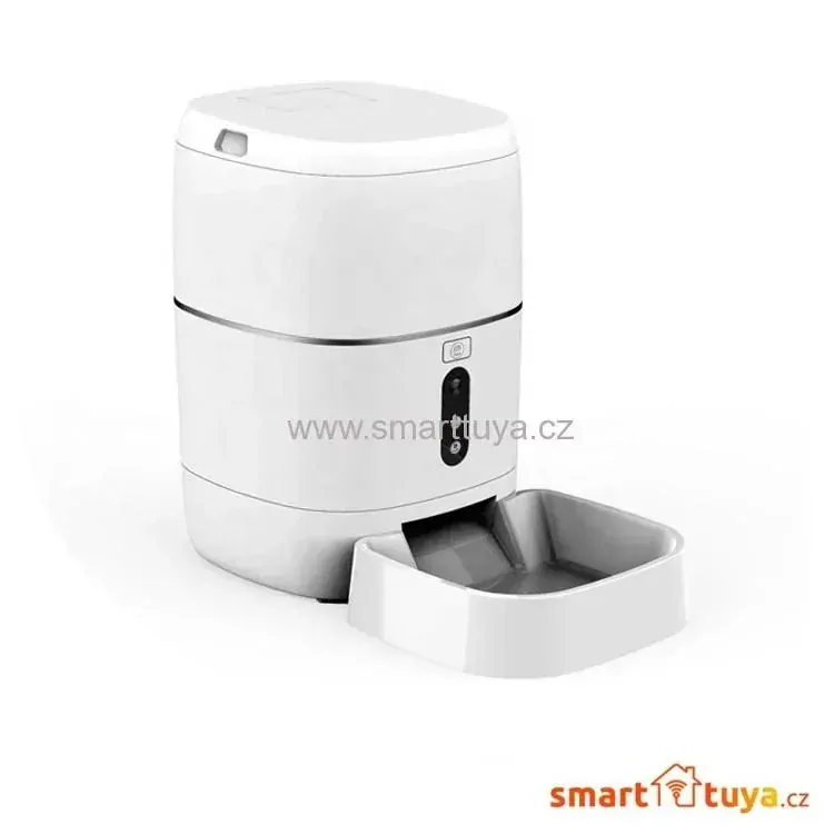 WiFi Smart automatický dávkovač krmiva pro psy a kočky, objem 6 litrů - TUYA