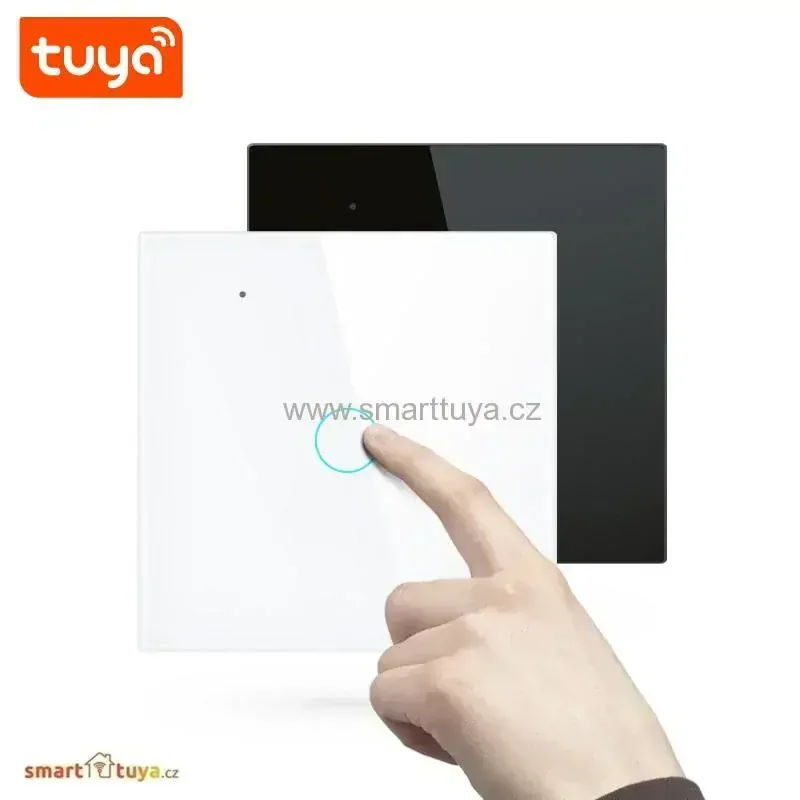 WiFi chytrý vypínač světel,jednotlačítkový - TUYA, Android/iOS