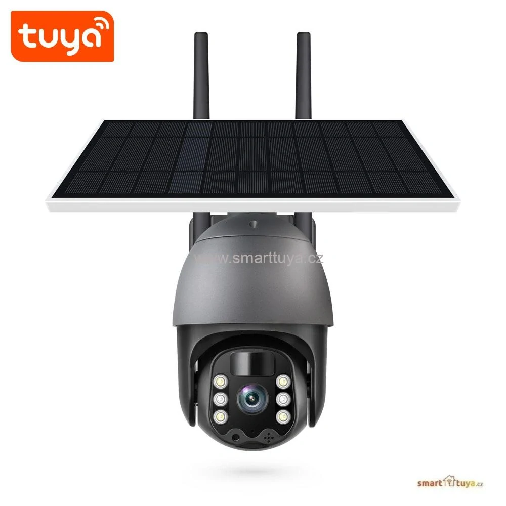 Solární otočná WiFi kamera Tuya PST-SQ-WF-3MP