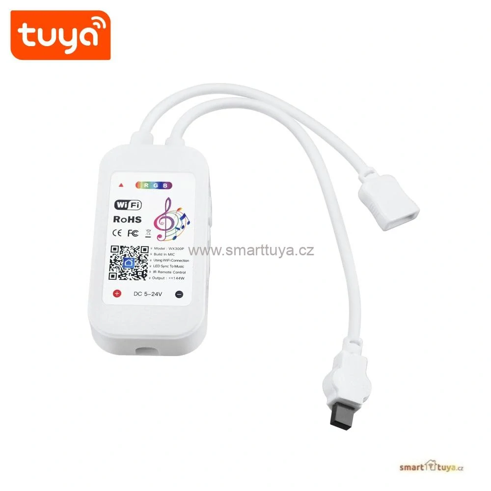 Tuya chytrý WiFi RGB LED pásek – sada 5m PST-RGB05M