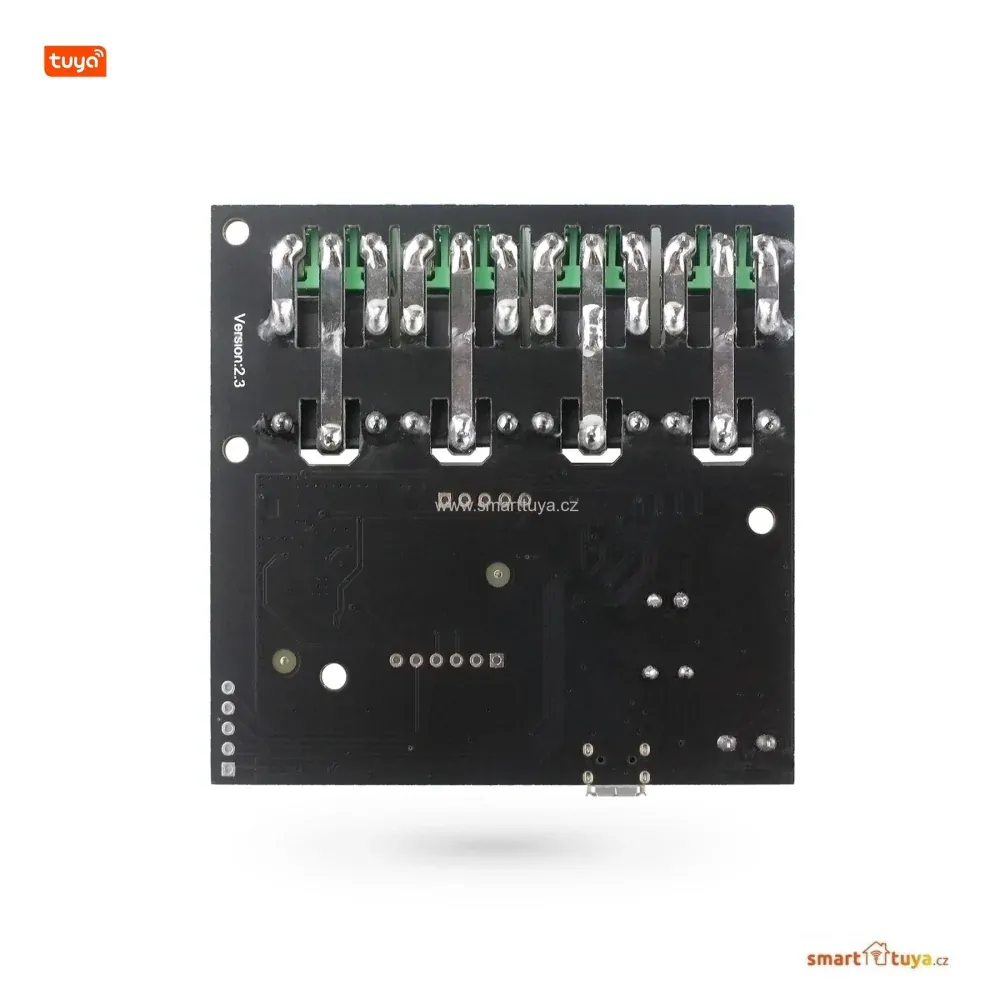 Wi-Fi nízkonapěťový spínač 5V / 7-32V, čtyřkanálový - TUYA
