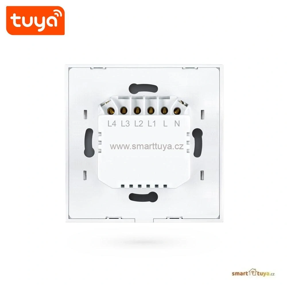 WiFi chytrý vypínač světel,jednotlačítkový - TUYA, Android/iOS