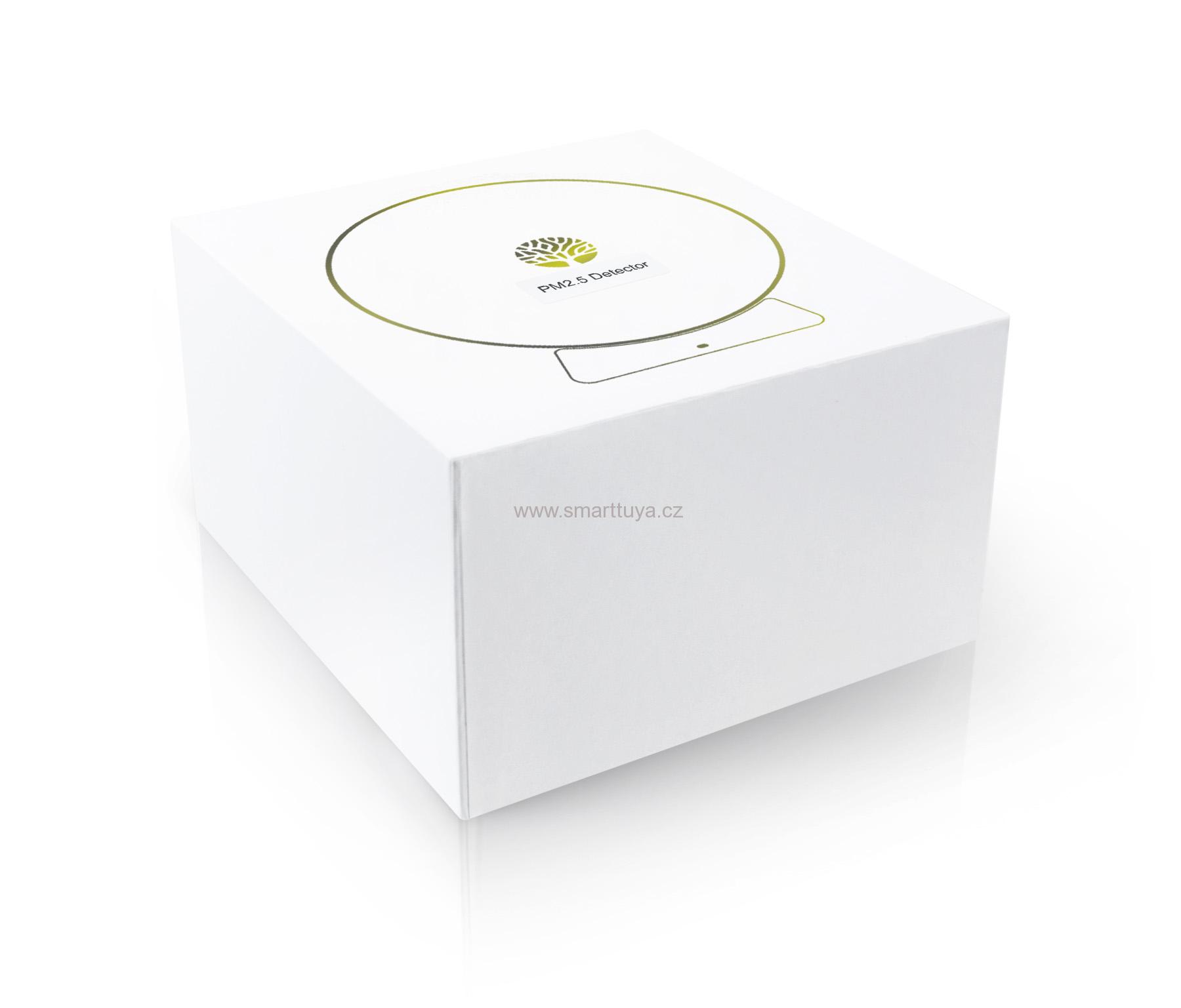WiFi chytrý sensor s monitorem kvality ovzduší (PM 2.5), teploty a vlhkosti – TUYA, Android/iOS