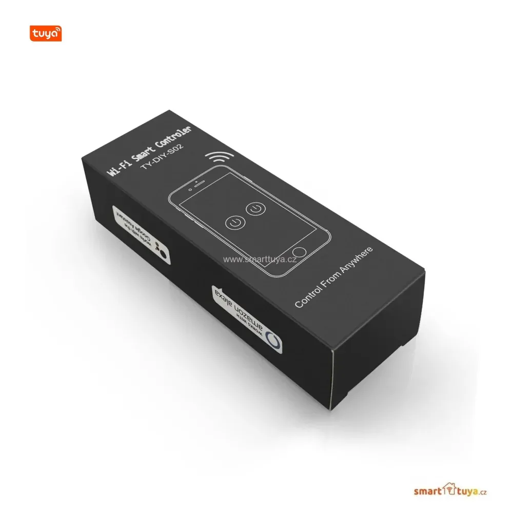 Wi-Fi nízkonapěťový spínač 5V / 7-32V, dvoukanálový - TUYA