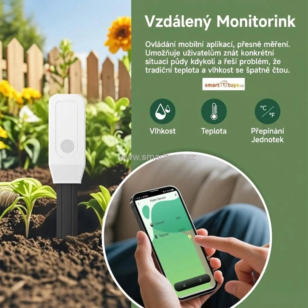 PRÉMIOVÝ SET: Inteligentní WiFi závlaha Tuya se senzory půdy a deště