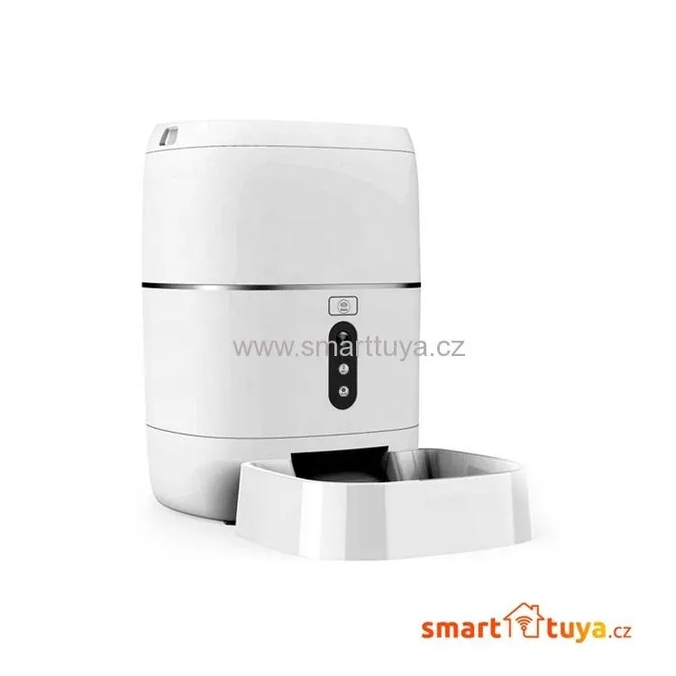 WiFi Smart automatický dávkovač krmiva pro psy a kočky s integrovanou IP kamerou, objem 6 litrů - TUYA