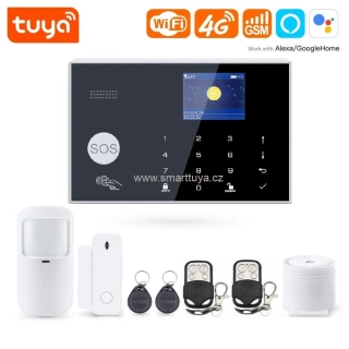 Wi-Fi + 4G GSM /RFID/ LCD zabezpečovací systém SMART - TUYA, Android,iOS